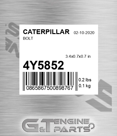 4Y-5852 Bolt