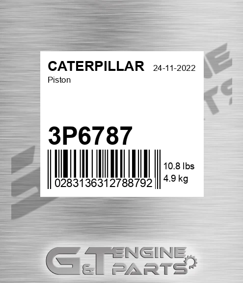3P6787 Piston for CATERPILLAR