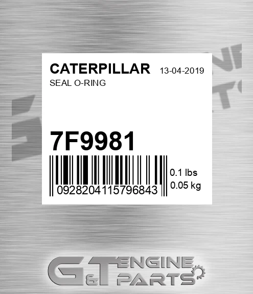 7F-9981 Seal O-ring for CATERPILLAR