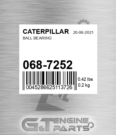 068-7252 Ball Bearing