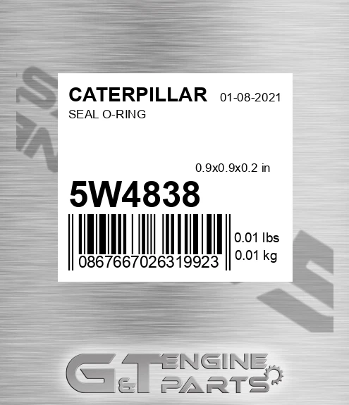 5W-4838 Seal O-ring