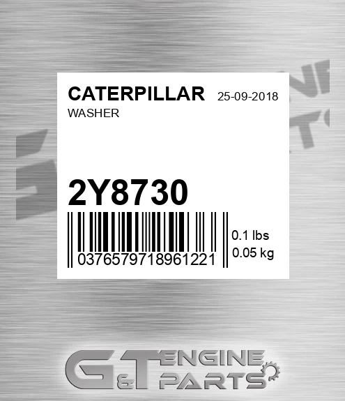 2Y8730 Washer