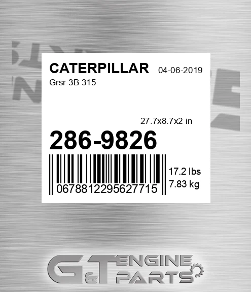 2869826 Grsr 3b 315 for CATERPILLAR