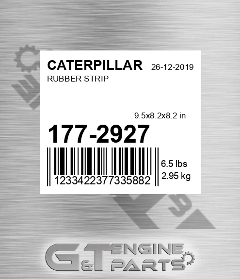 177-2927 Rubber Strip