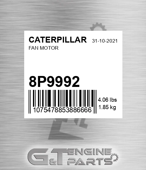 8P-9992 Fan Motor for CATERPILLAR