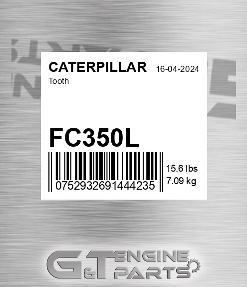 FC350L Tooth for CATERPILLAR
