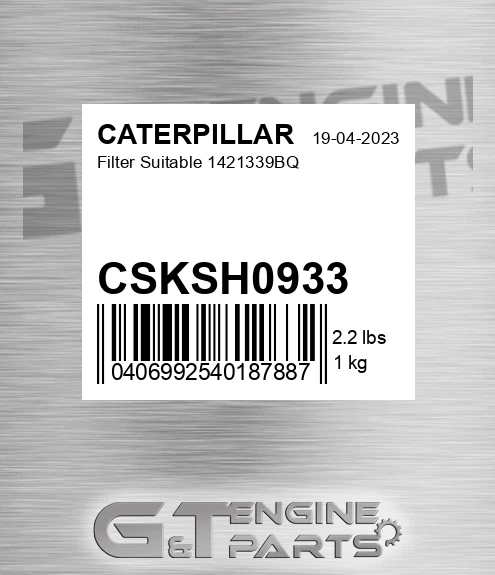CSKSH0933 CATERPILLAR Filter Suitable 1421339bq