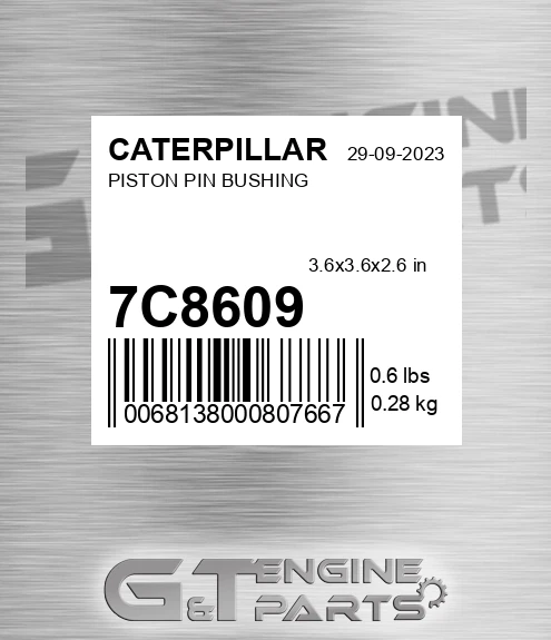 7C-8609 Piston Pin Bushing