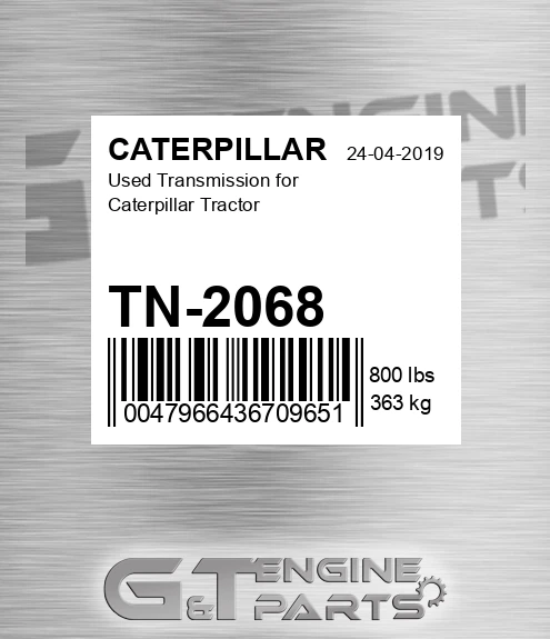 TN-2068 Used Transmission For Tractor for CATERPILLAR