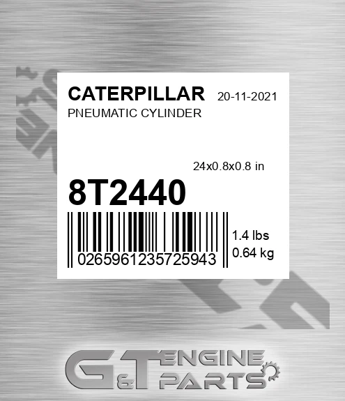 8T-2440 Pneumatic Cylinder for CATERPILLAR