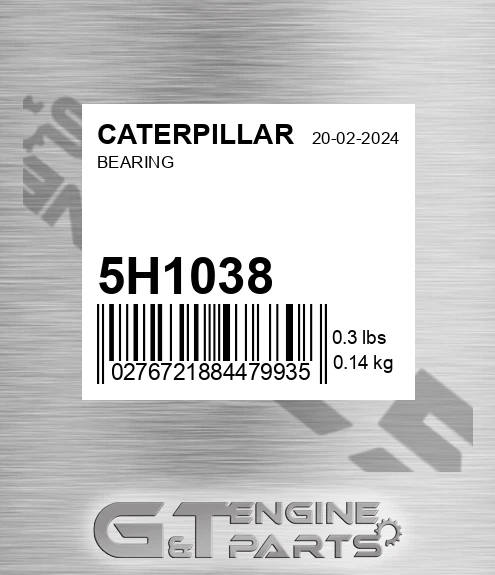 5H1038 Bearing