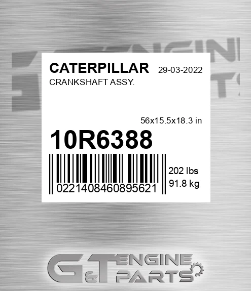 10R-6388 Crankshaft Assy.