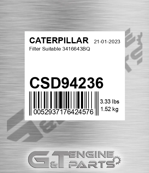 CSD94236 Filter Suitable 3416643bq