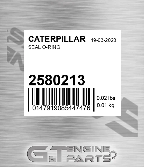 2580213 Seal O-ring