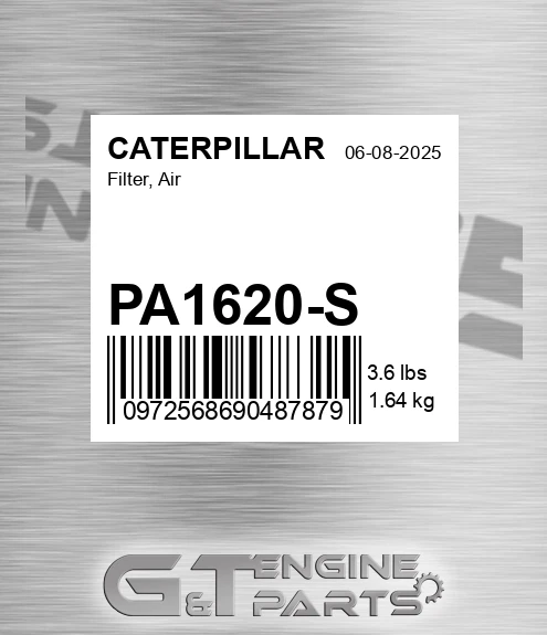 PA1620S Filter, Air for CATERPILLAR