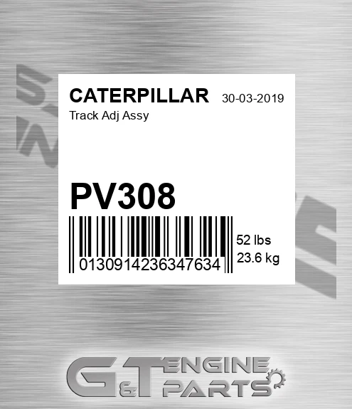PV308 CATERPILLAR Track Adj Assy