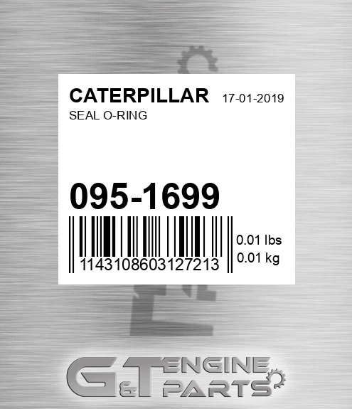 095-1699 Seal O-ring for CATERPILLAR