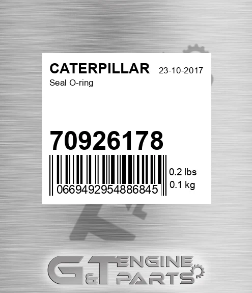 70926178 Seal O-ring