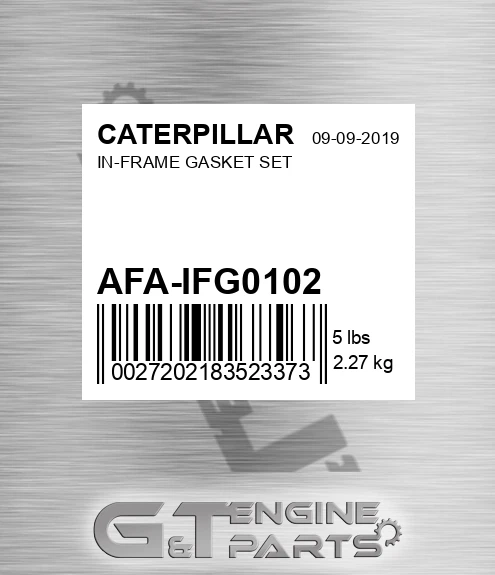 AFA-IFG0102 In-frame Gasket Set
