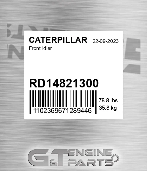 RD14821300 Front Idler for CATERPILLAR