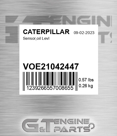 VOE21042447 Sensor,oil Levl for CATERPILLAR