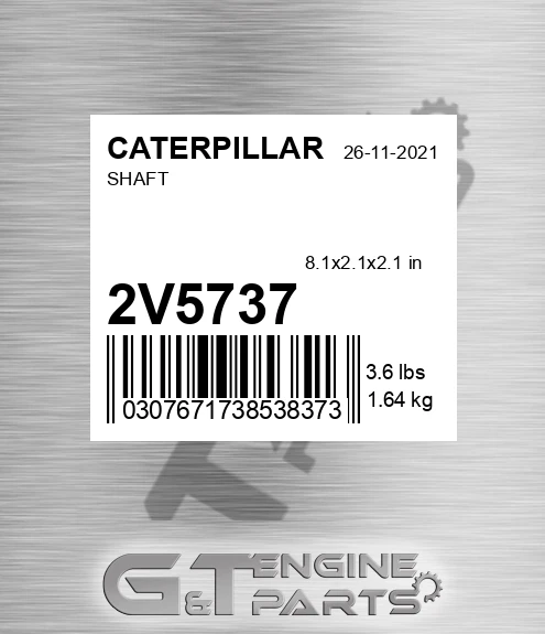 2V5737 Shaft for CATERPILLAR