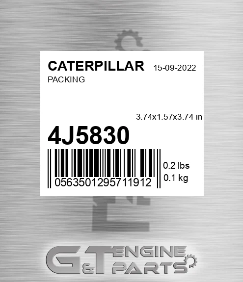 4J5830 Packing