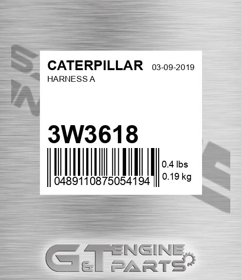 3W3618 Harness A