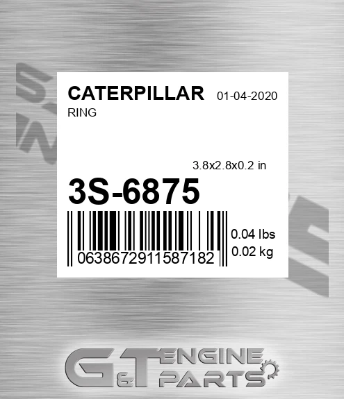 3S-6875 Ring for CATERPILLAR