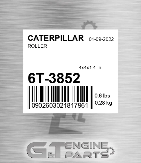 6T-3852 Roller for CATERPILLAR