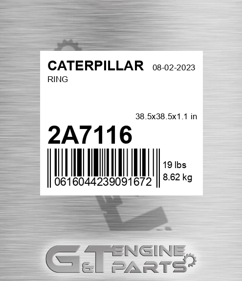 2A7116 Ring for CATERPILLAR