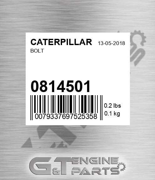 081-4501 Bolt