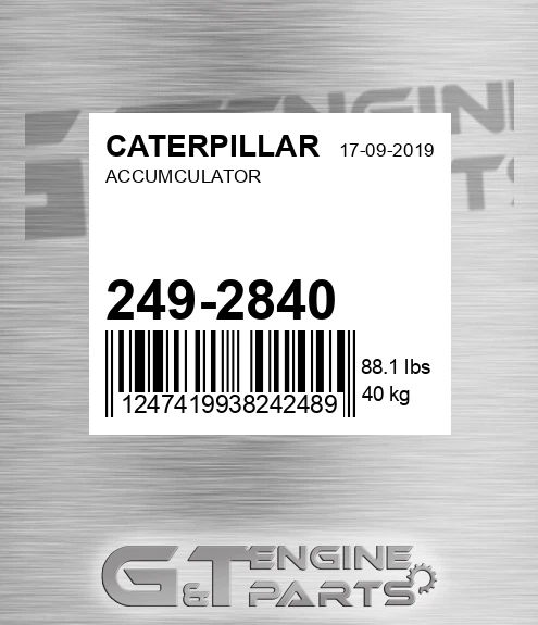 249-2840 Accumculator