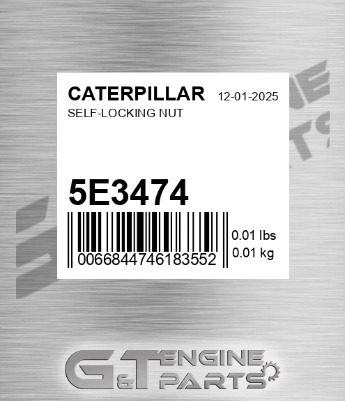 5E-3474 Self-locking Nut