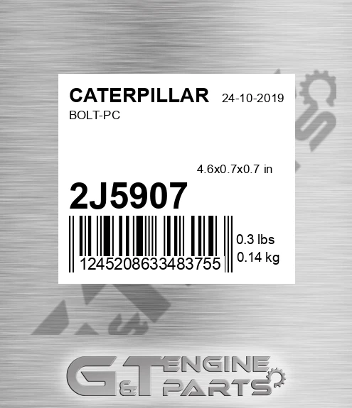 2J5907 Bolt-pc