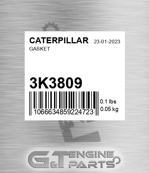 3K-3809 Gasket for CATERPILLAR