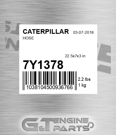 7Y1378 Hose