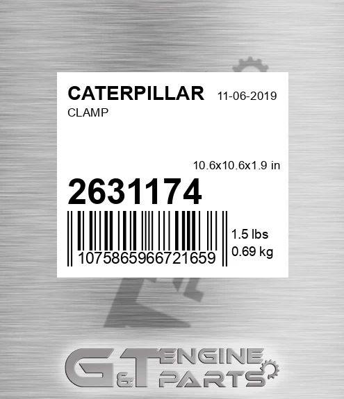 2631174 Clamp for CATERPILLAR