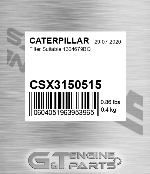 CSX3150515 Filter Suitable 1304679bq