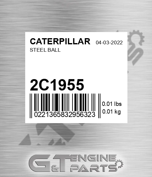2C-1955 Steel Ball for CATERPILLAR