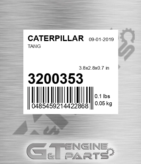 3200353 CATERPILLAR Tang