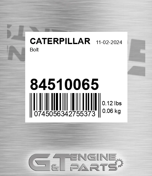 84510065 Bolt