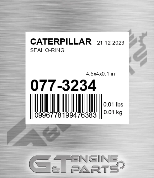 077-3234 Seal O-ring for CATERPILLAR