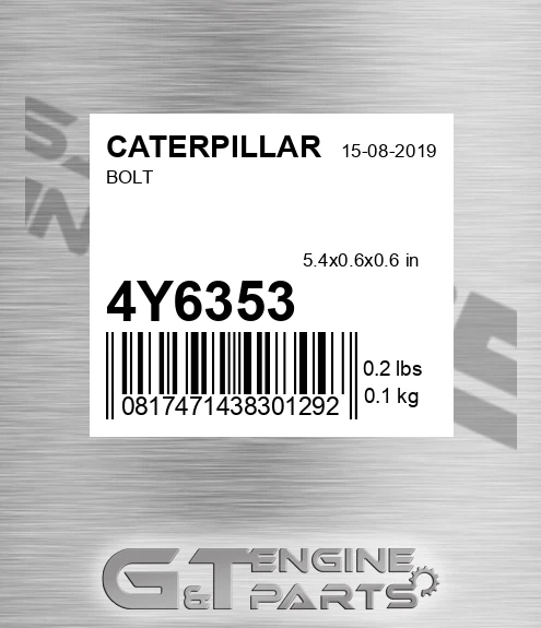 4Y-6353 Bolt