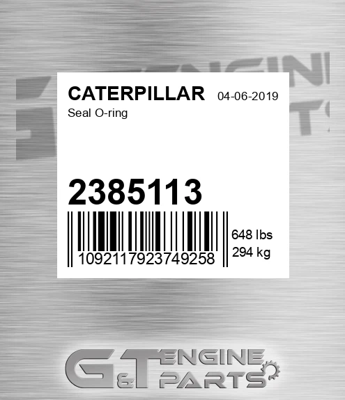 2385113 Seal O-ring