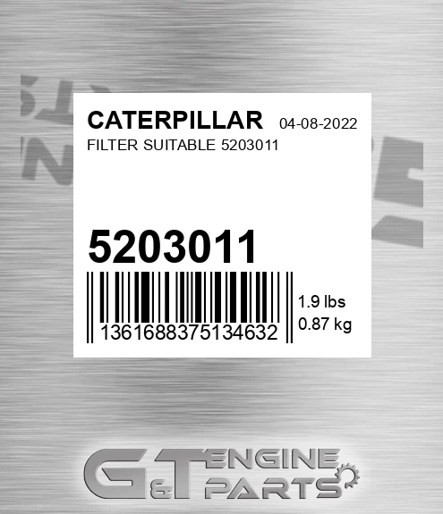 520-3011 Filter Suitable
