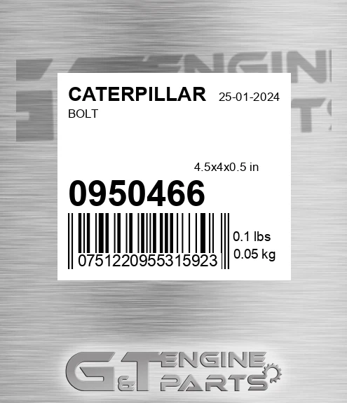 095-0466 Bolt