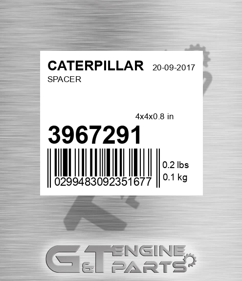 396-7291 Spacer