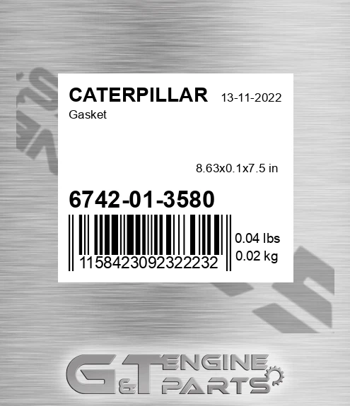 6742-01-3580 Gasket