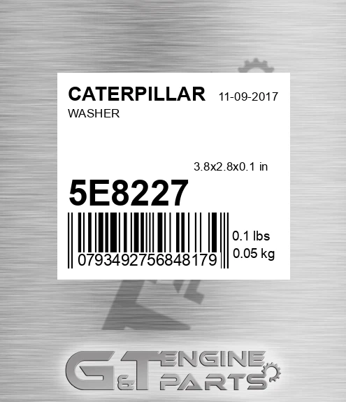 5E8227 Washer